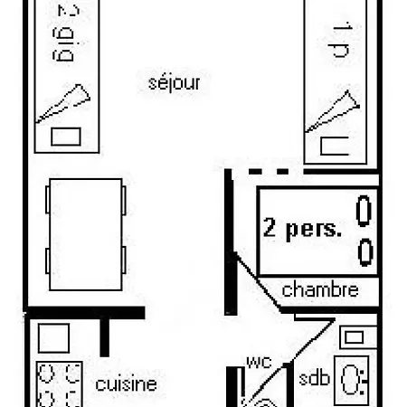 Le Jannu - 2 Pieces 5 Pers - Le Jannu - 209ja - Plagne Centre Mae-8824 *